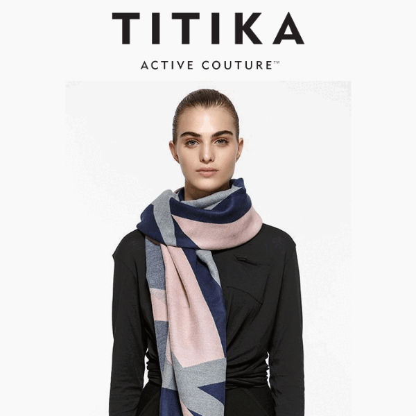 🧣 Wrap Up in Style: Enjoy 20% Off Scarves This Weekend | TITIKAACTIVE.CA