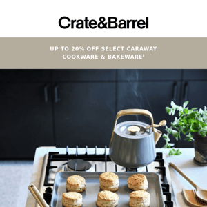 New & exclusive Caraway cookware in graphite & gold