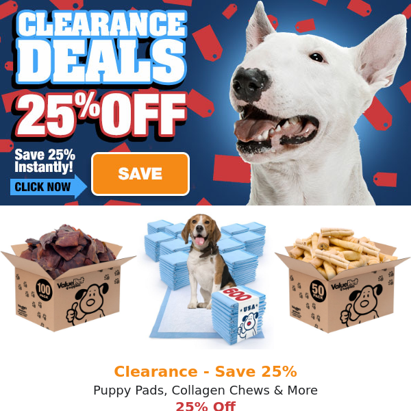 Clearance Deals > Pads, Treats & More