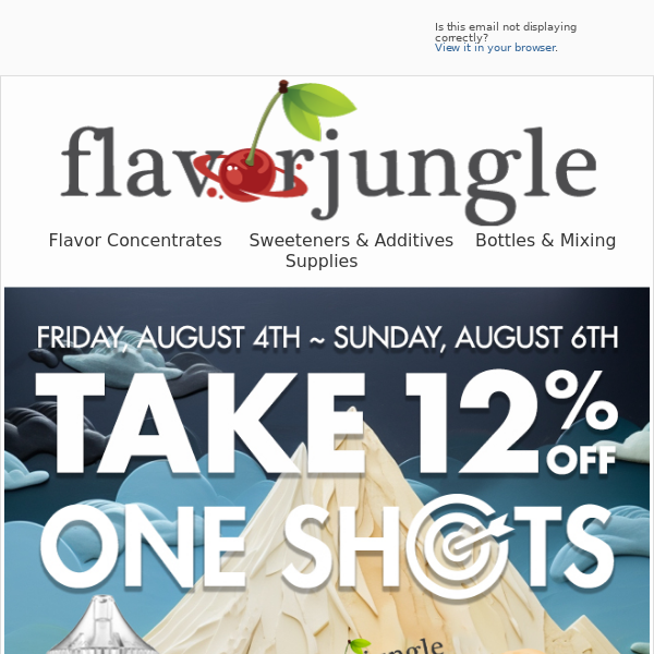NEW FlavorJungle One Shot at FlavorJungle.com
