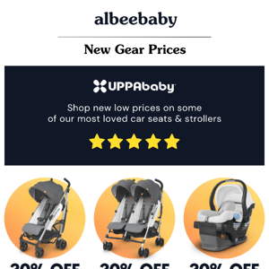 🆕 UPPAbaby Price Drops ➡️ G-LUXE, G-LINK 2 & MESA V1