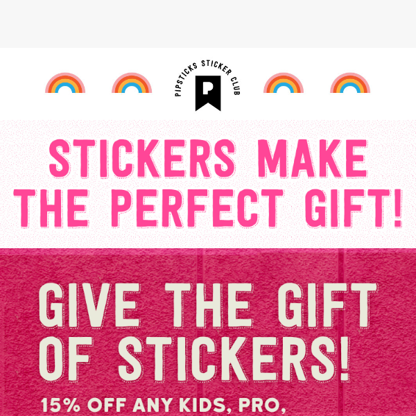 🎄🎁 LAST MINUTE gift idea > sticker magic!! 🎁🎄