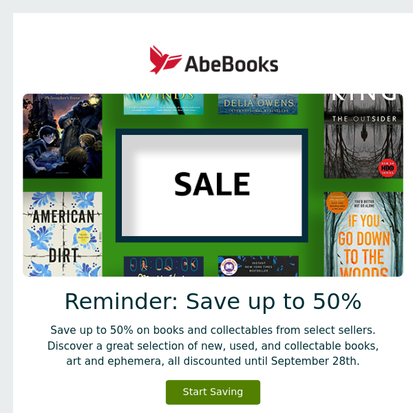 abebooks coupon code