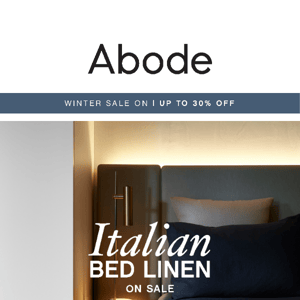 Fa Freddo – It is cold! – Enjoy new Italian Bed Linen in our Winter Sale