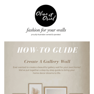 'How-to' guide for Gallery Walls | Time to get creative!