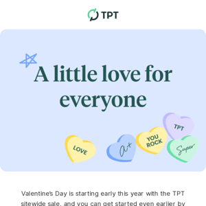 TPT’s valentine to you: a sale 💝