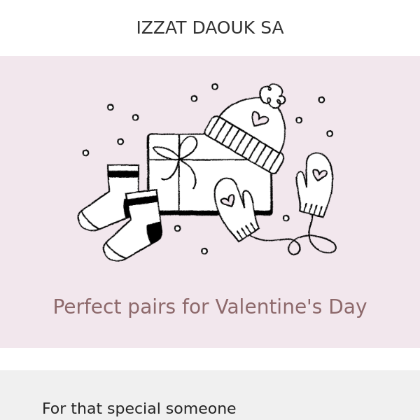 Perfect pairs for Valentine's Day :