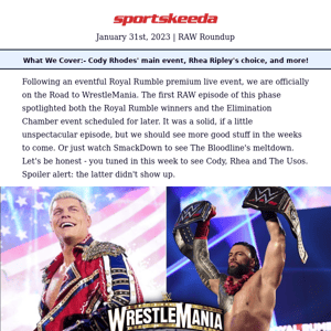 Cody vs. Roman CONFIRMED for WrestleMania!🤩
