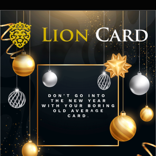Hey, check out our new Metal card designs 🦁💳