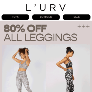 Upgrade your activewear with our leggings 💫