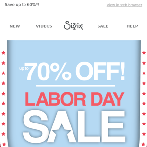 Labor Day Sale NOW ON!