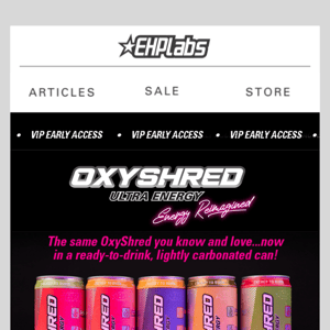 ATTN: OxyShred is now in a Ready-To-Drink Can! 🤩