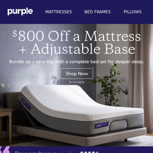 Shop $800 off a Mattress + Adjustable Base Set