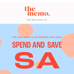 Save up to 15% in our Spend & Save Sale