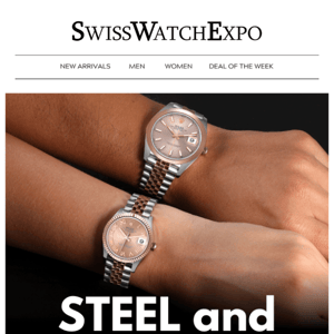 Steel Rose Gold Watches: Rolex, Omega & More