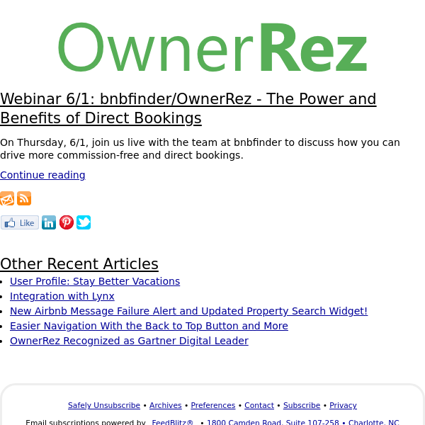 The OwnerRez Blog - Webinar 6/1: bnbfinder/OwnerRez - The Power and Benefits of Direct Bookings