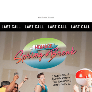 Crush it! 🛥️ Spring Break Sale ends TONIGHT.