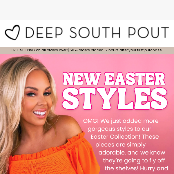 NEW ✨ EASTER STYLES! 💗💐