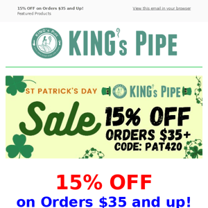 🍀 15% OFF St Patricks Promo 🍀