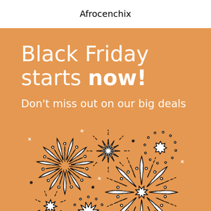 🧡🧡🧡 Early Access to our Black Friday Deal! 🧡🧡🧡