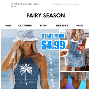 Summer Must Have Looks, Start From $4.99