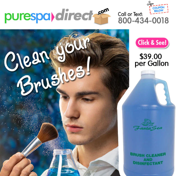 Pure Spa Direct! Spotless Brushes, Perfect Makeup, Happiest Customers! + $10 Off $100 or more of any of our 85,000+ products!