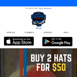UPGRADED Bundle Deal - 2 Hats for $50