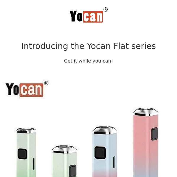 Introducing the Yocan Flat series