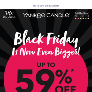 Don’t miss out: Black Friday now even bigger!