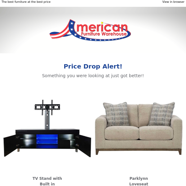 Price Drop Alert: TV Stand with Built in Soundbar and LED Lighting has a new, lower price.