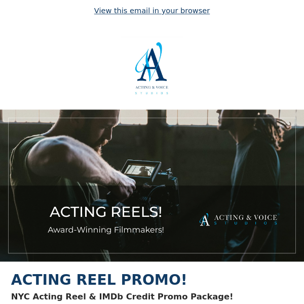 Need an Acting Reel?