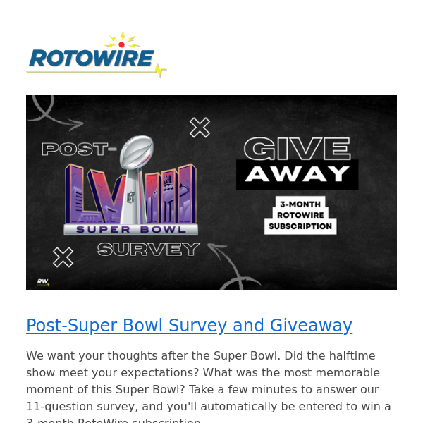 We Want to Hear from You: Post-Super Bowl 58 Survey