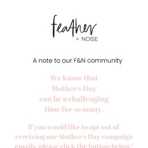 Opt Out of Mother's Day Emails