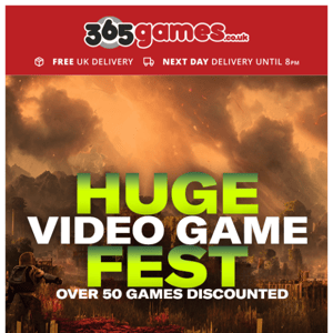 HUGH game sale now on! Up to 57% OFF