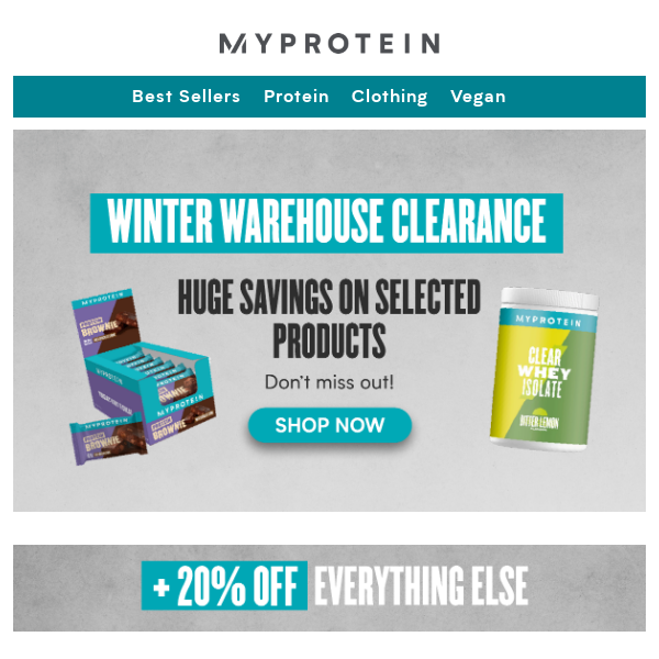 🎉 Winter Warehouse Clearance: Everything Must Go!