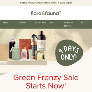 Green Frenzy Sale Starts Now! 💚