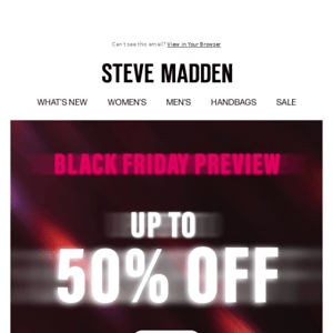 Black Friday Preview Starts NOW!