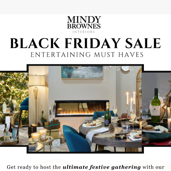 BLACK FRIDAY ENTERTAINING MUST HAVES