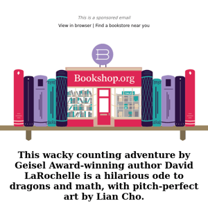 Dragons (and broccoli) + Math = Wacky Fun in this picture book!