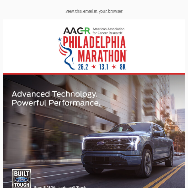 Rev up your runs with the F-150 Lightning®