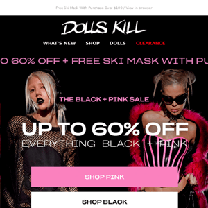 Faves Under $30 → Shop Black + Pink