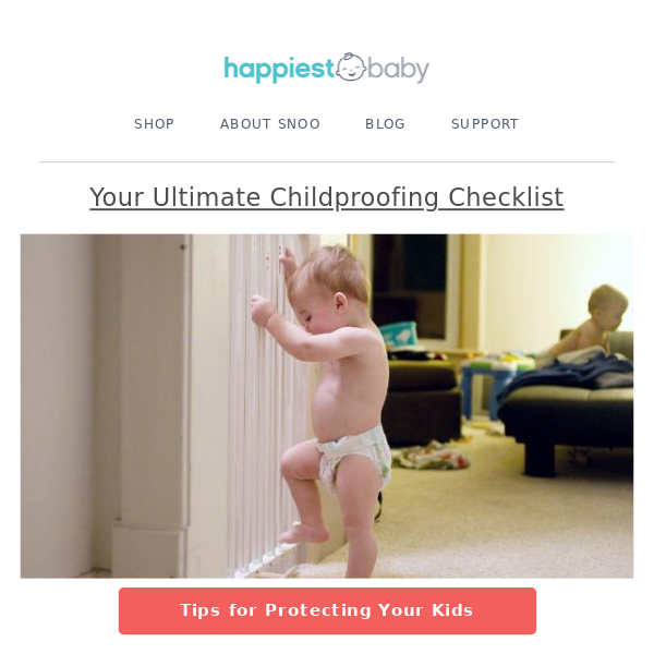 Your Ultimate Childproofing Checklist ✅