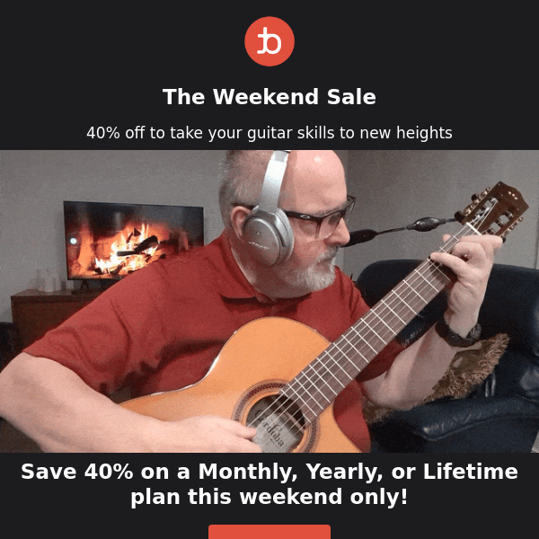 Now LIVE: 40% off for our Weekend Sale! 🎵