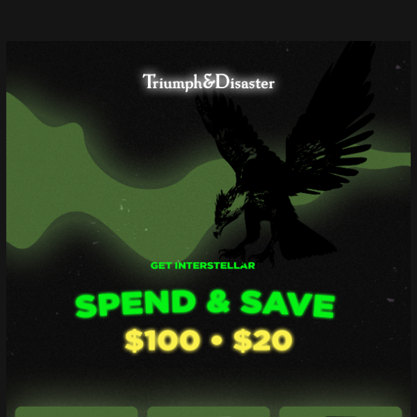 SPEND & SAVE into the interstellar