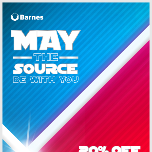 ⭐ May the Source be with you, 20% OFF EVERYTHING! ⭐