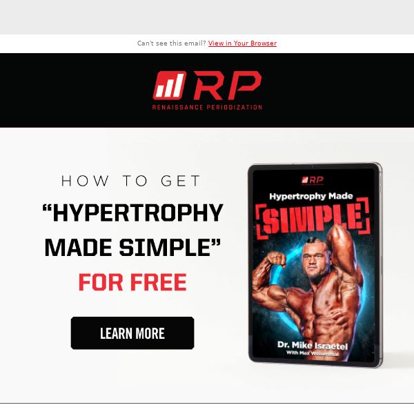 Free eBook: Hypertrophy Made Simple