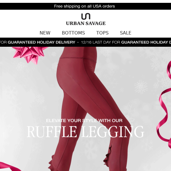 Elevate Your Style with Ruffle Leggings