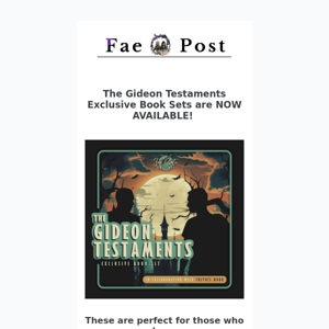 Gideon Testaments is Now Available!