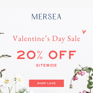 OUR V-DAY SALE IS ON 💘