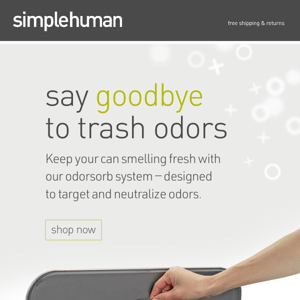 Say goodbye to trash odors